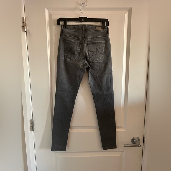 AG Adriano Goldschmied Farrah High Rise Skinny Jeans 26R Grey Pearls - Picture 7 of 14